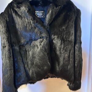 Stylish Black Fur Teddy Jacket